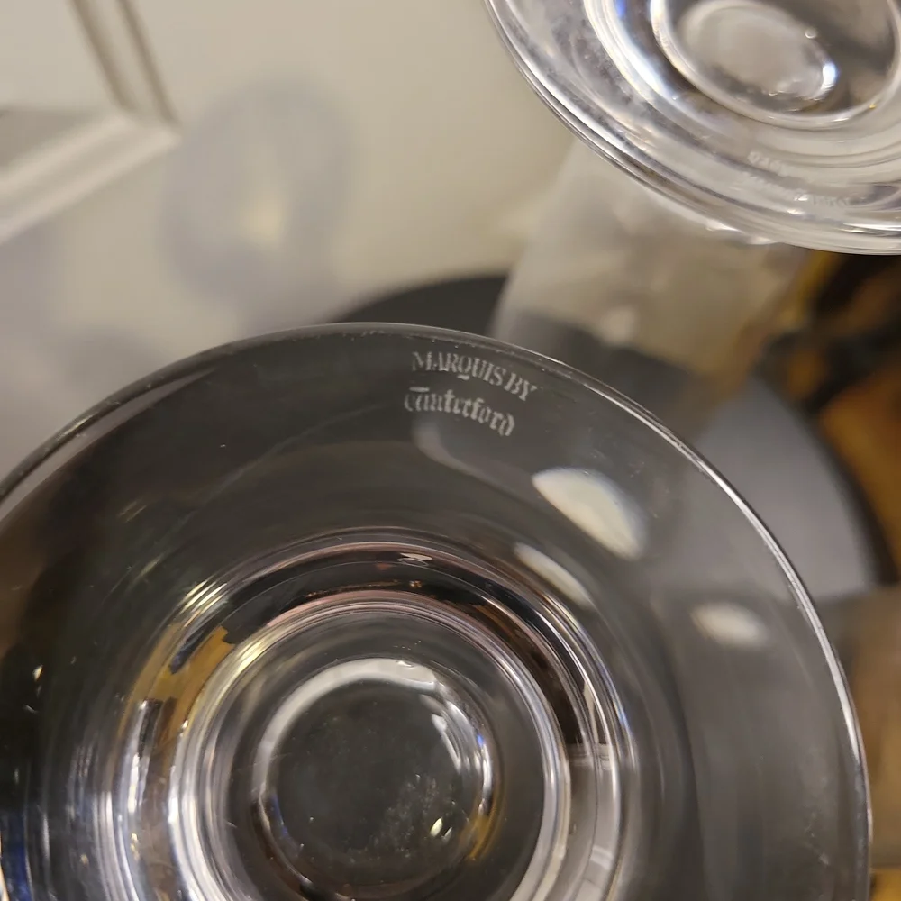 Set of 3 Waterford Crystal Pilsner Glasses 9.25